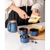 Hasense 6 oz Ramekins for Baking,Ceramic Souffle Dish Oven Safe