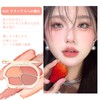 XIXI BOX 4色 チークパレット マット クリームチーク ピンク オレンジ ブラウン ウォータープルーフ