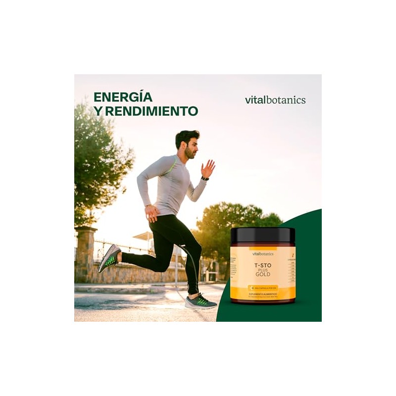 Sto Plus Gold Vitamina Potasio Zinc Arginina Vital Botanics