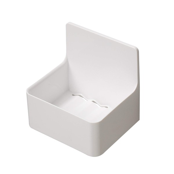 Towa Sangyo 39202 Bathroom Rack, Magnetic Bath Drink Holder, 3.8 x 3.1 x 3.7 inches (9.7 x 8 x 9.5 cm), White