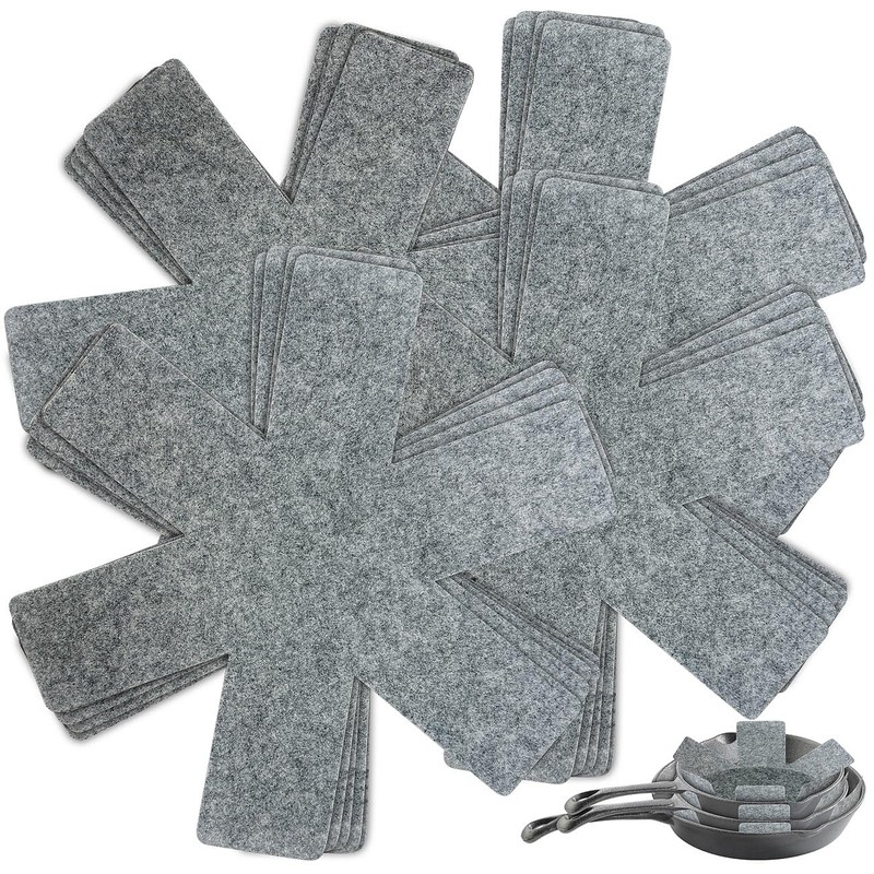 Rosenstein & Söhne Pot Mats: Set of 20 Felt Pan