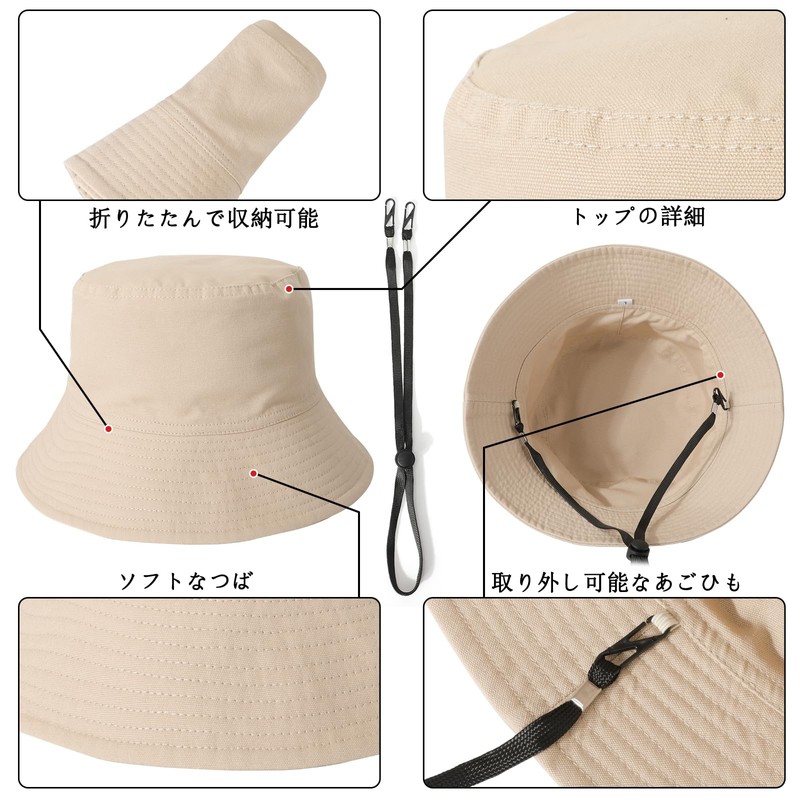 Glitovox Men's Bucket Hat, Large Size Safari Hat, Extra Large,