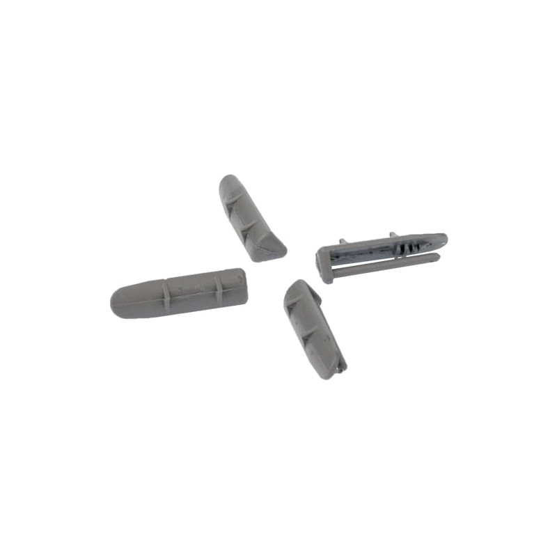 Self Spares 4 Pack Replacement Dishwasher Rear Basket Caps for