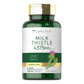 Cardo Mariano Milk Thistle Capsulas Veganas Hecho En Usa Sabor Nd