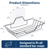 2 Pack soap Holder Shower, Adhesive soap Dish for Bathroom