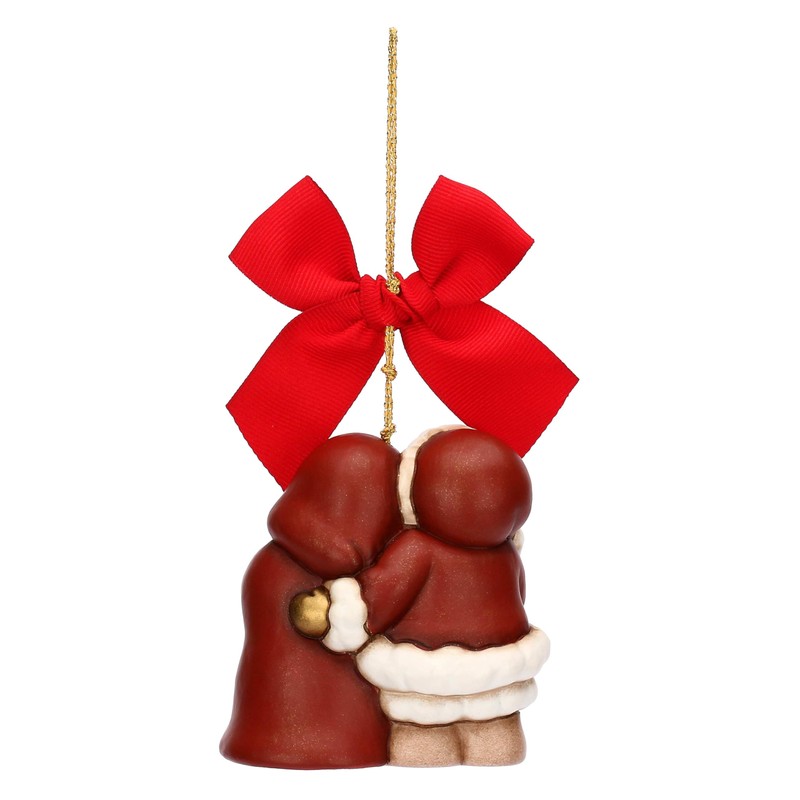 THUN - Addobbo natalizio Babbo e Mamma Natale, totem -