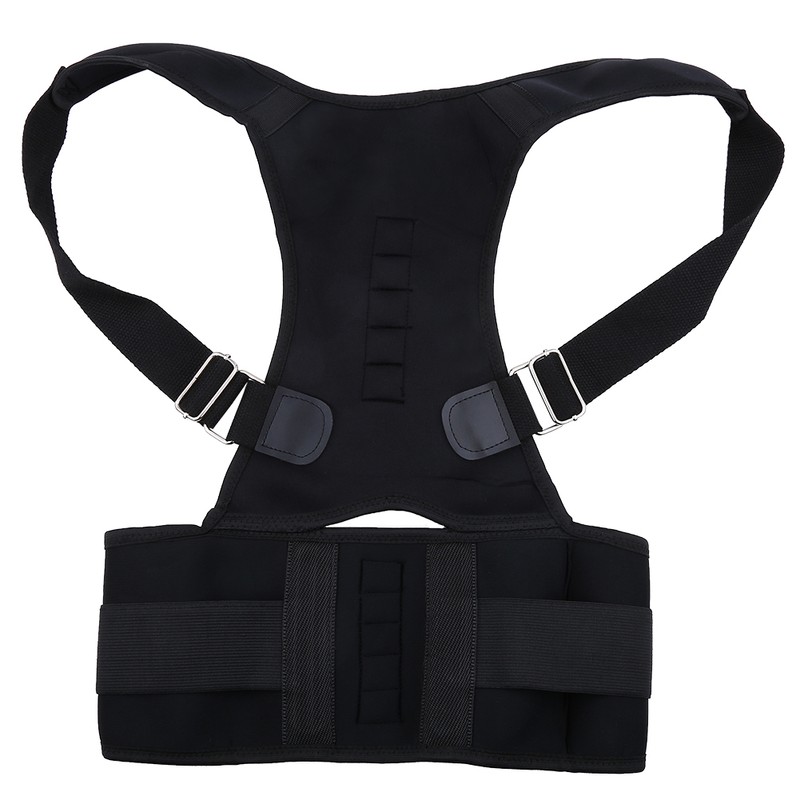 Adjustable Shoulder Brace Support Straighten Back for Posture Correction (XXL)