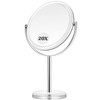 MIYADIVA 20X Magnifying Makeup Mirror,Double Sided 1X & 20X Magnifying