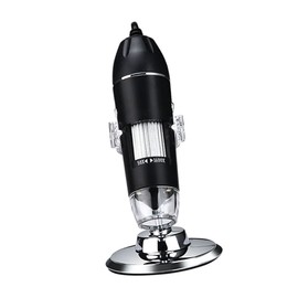 USB Digital Microscope 1600X Magnification Camera 8 LEDs with Stand Compatible with Android Windows/ XP Win 7 8 10 Vista Linux Mac Portable Handheld Inspection  Magnifier