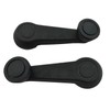 SHLPDFM 2 PCS/Set Black Window Winder Handle Crank Door Handle
