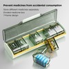 GAONLY Moisture-Proof Weekly Pill Organizer, BPA Free Travel 7 Day
