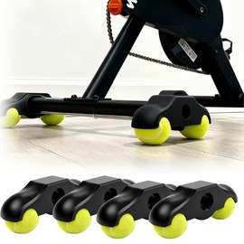 4 Pack Tennis Ball Feets for Wahoo KICKR CORE 2 (2025 Model) with 8 Pack Tennis Balls, for Indoor Bike Cycling Smart Trainers to Make Your Riding More Comfortable (A)