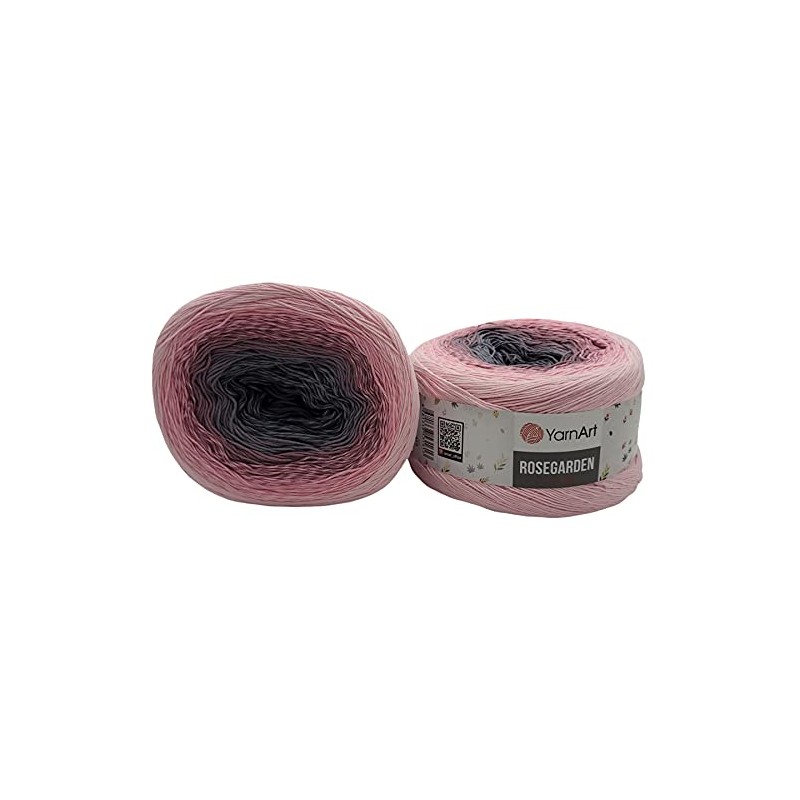 YarnArt Rosegarden, 500 g Bobbel Wool, Colour Gradient, 100% Cotton,