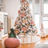 Jsdoin Christmas Tree Skirts, 36 Inch White Plush Double Layers
