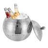 ERAAND 0.4 gal Disco Ice Bucket Set,Removable Double Insulated Ice