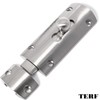 TERF® 100mm Brushed Nickel Modern Door Bolt Latch 100mm [4'']