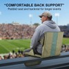 Stadium Cushion Soft Foldable Seat Cushion with Back Support, Foldable