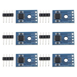Create idea 6x AT24C256 SMD Memory Module I2C Interface Serial EEPROM 2.7-5.5V 5mA Suitable for Data Storage Module