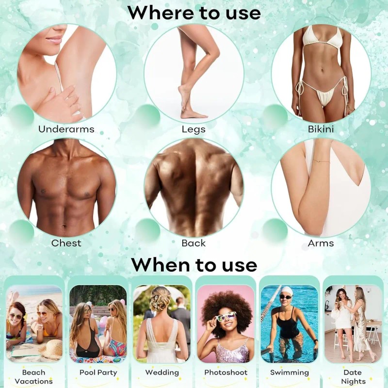 Crema Depilatoria De Piel Sensible, Depilación De Bikini Sin