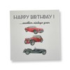 Vintage Classic Car Birthday card
