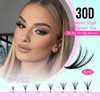 FADVAN DIY Lash Extension Kit 30D Volume Lash Clusters D-Curl