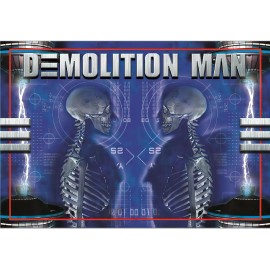 Williams Demolition Man DEMO MAN  Pinball Machine Custom Translite Version 3