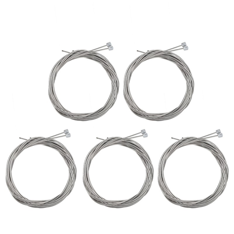 10Pcs Bike Shifter Cable Stainless Steel Rustproof Bicycle Gear Cable