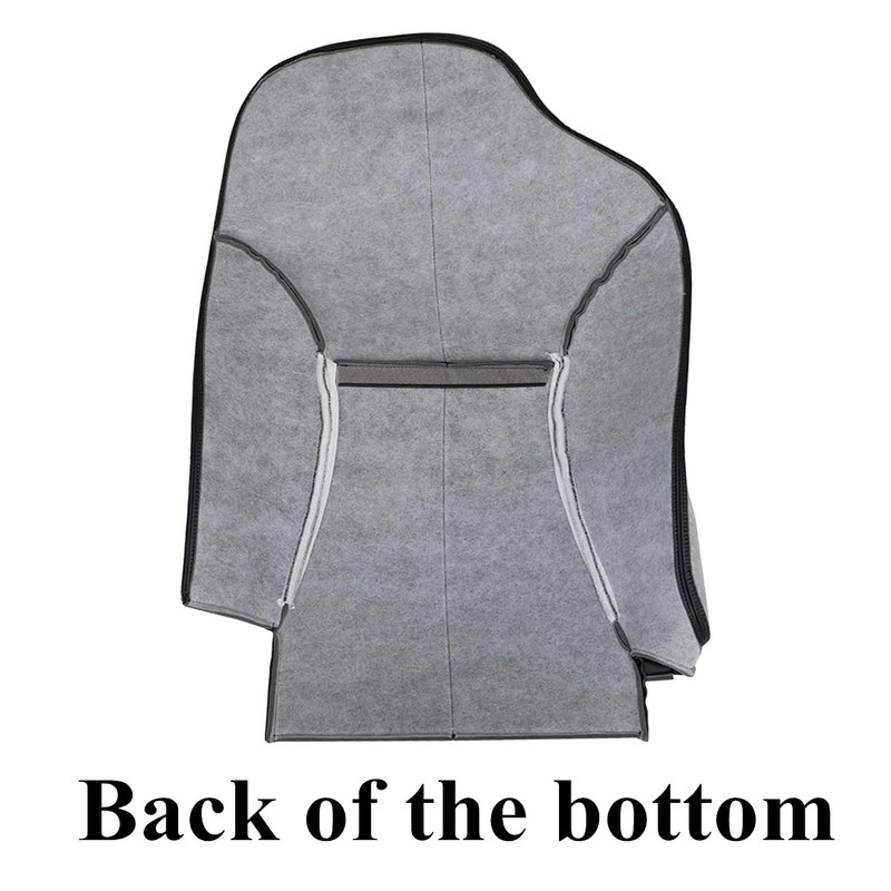 NLQR Black Front Driver Side Top Lean Back Seat Cover