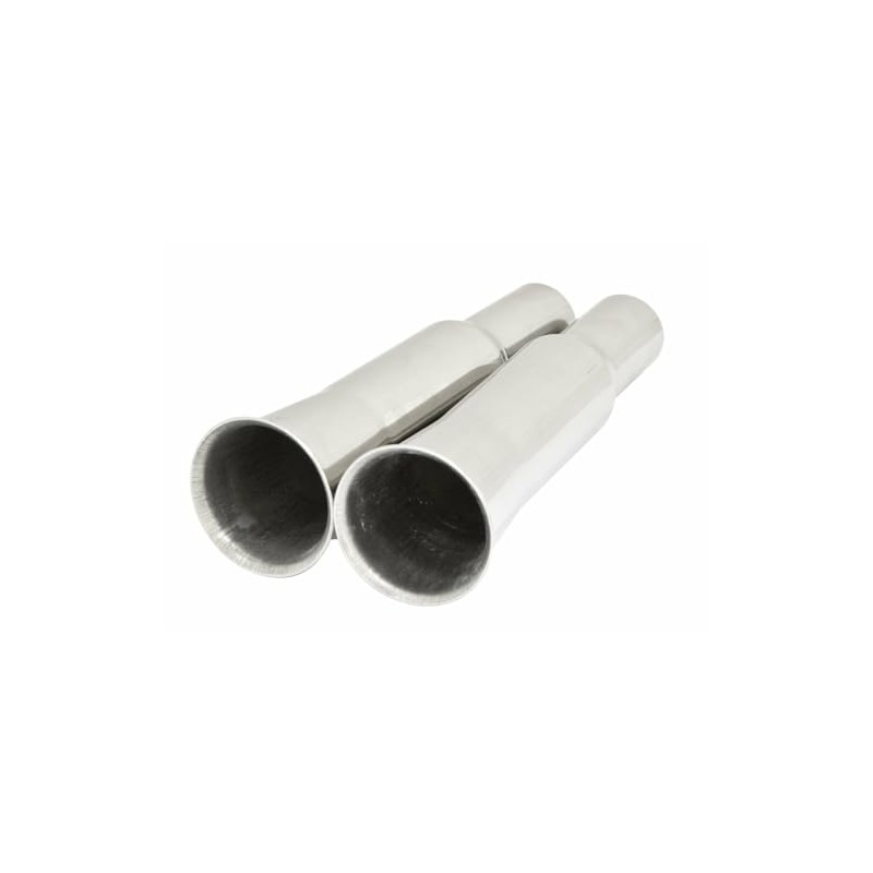Exhaust Tips, Flared Style, For Stock Beetle Exhaust, Pair, Compatible