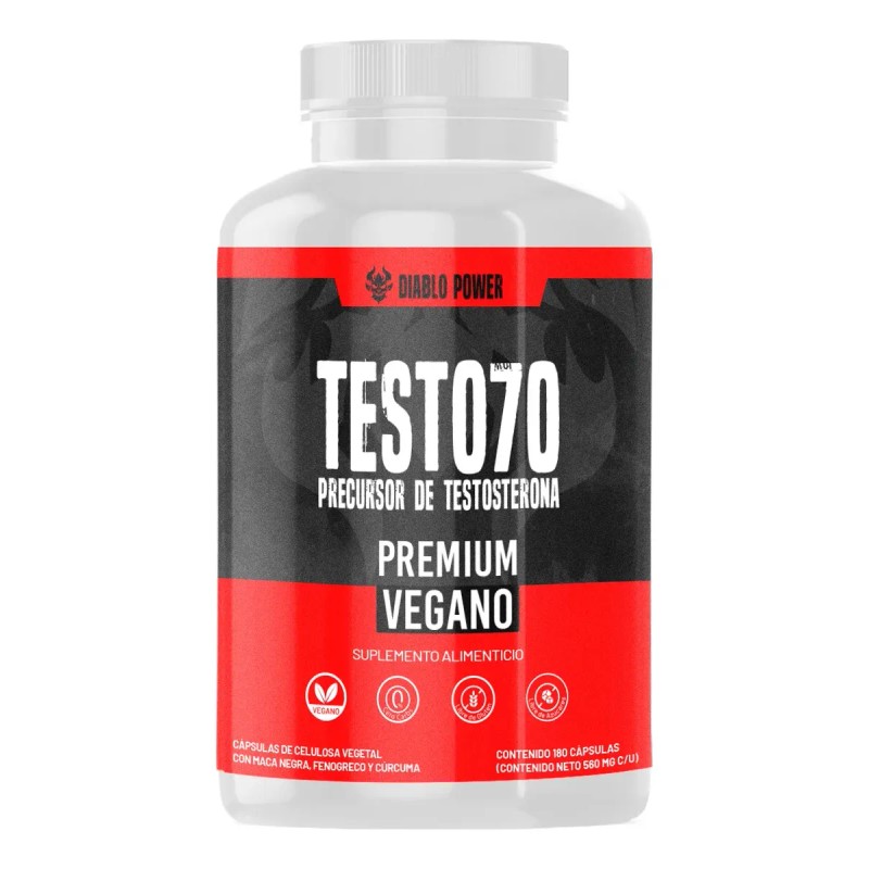 Testo Vitamina Hombres Diablo Power Sabor 180 Caps