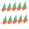 Sosoport Cheering Flags 50pcs Small Flags on Stick Handheld for