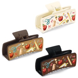 Hair Claw Clips 3 Pack Claw Clips for Thick Long Short Curly Hair Large Claw Clip Teacher Appreciation Christmas Gifts Hair Clips for Women