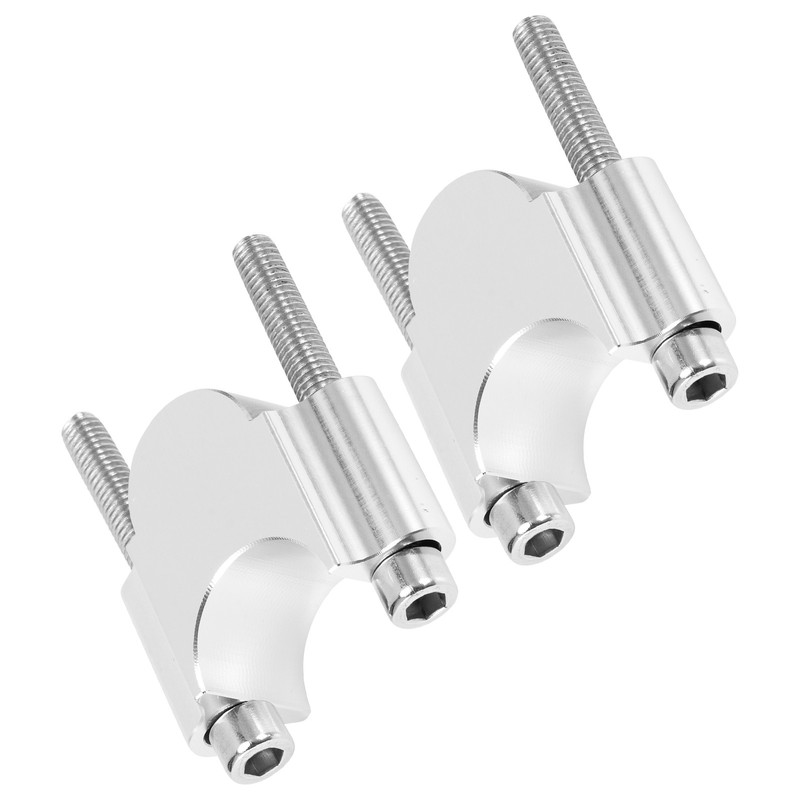 7/8in 30mm Handlebar Risers Clamp Bars Kit Universal Parts for