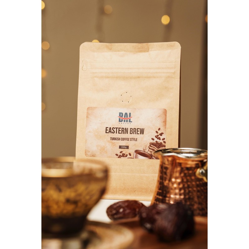 BAL Coffee Eastern Brew Turkish Style Coffee - Caffeine-Free, Vegan-Friendly
