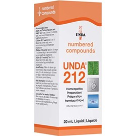 UNDA - UNDA 212 Numbered Compounds - Homeopathic Preparation - 20 ml Liquid