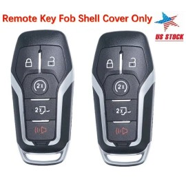 SUPALAND 2 For 2015 2016 2017 FORD F150 F250 F350 F450 Remote Key Fob Shell Case 5Buttons