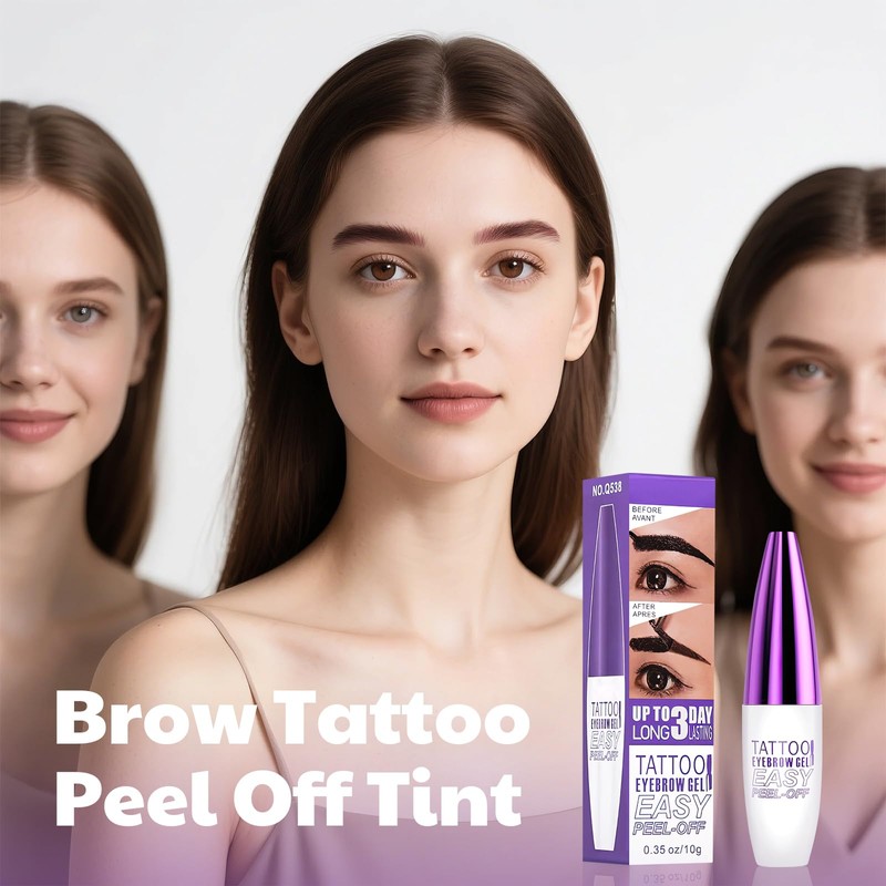 Eyebrow Tint Tattoo Eyebrow Gel Peel Off Easy Makeup (01
