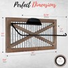 Autumn Alley Rustic Barn Door Paper Towel Holder - Country