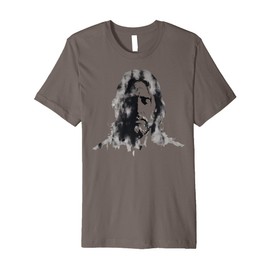 Jesus Christ deep in prayer Passion Son of God Sacrifice Premium T-Shirt