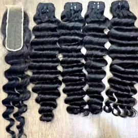2x6 4x4 5x5 6x6 7x7 9x6 13x4 13x6 hd Lace Frontal Closure Loose Deep Curly Bundle Raw Unprocessed Hair Raw Burmese Curly Hairstyle: burmese curly, color: natual color, Stretched Length: 16 Inches
