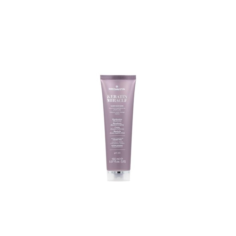 Medavita Lunghezze Keratin Miracle Sleek Hair Mask 150ml - Smoothing
