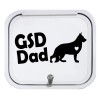 Bluegrass Decals GSD Dad German Shepherd Dog Breed Decal Sticker
