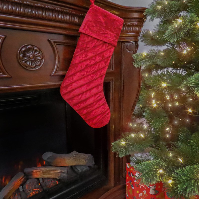 National Tree Company DD94-TDS1243RD Stocking, Red