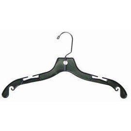 Only Hangers Black Plastic 17" Dress Hanger (Box of 25)