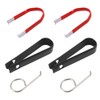 ANCLLO 9 PCS Wheel Bolt Cap Cover Removers Tool Set
