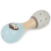 Bieco Baby Rattle Wooden Hedgehog | Dumbbell Rattle | Set