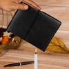Handmade Black Leather Journal Notebook with Unlined Paper, Vintage Leather