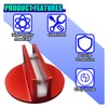 UHANBUT Universal Magnetic Jack Pad, Aluminum 0.37" Width Slotted Puck