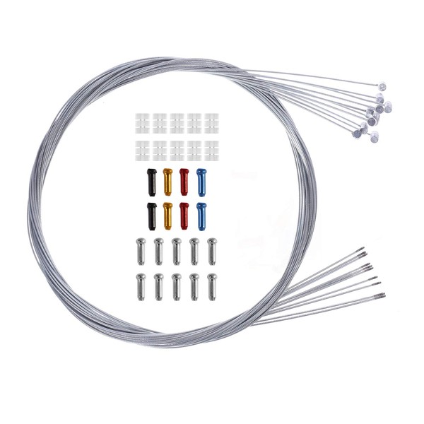 10 x Brake Cables Bowden Cables with 10 x End