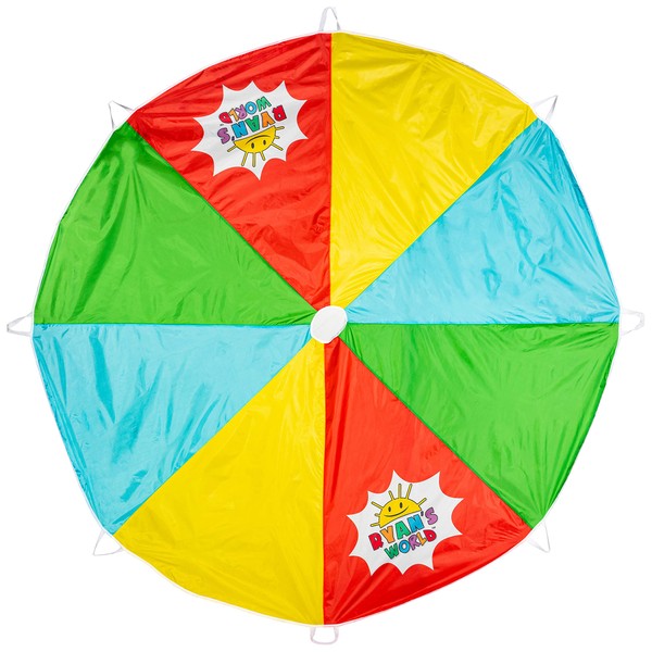 Franklin Sports Ryan's World 10ft Popcorn Parachute, White